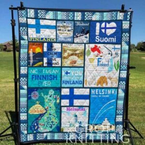 Finland Quilt Blanket Ver 2  Quilt